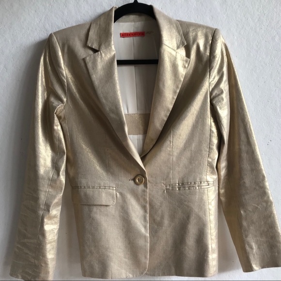 ⚡️NYE SALE⚡️ Alice and Olivia Metallic Blazer - Picture 6 of 8